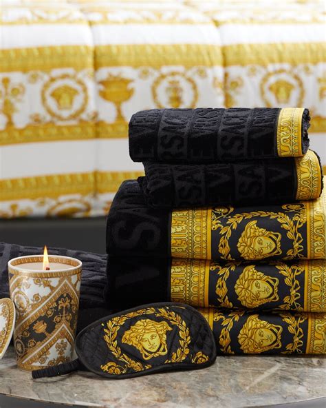 regular fantasy versace towel|versace bath linen set.